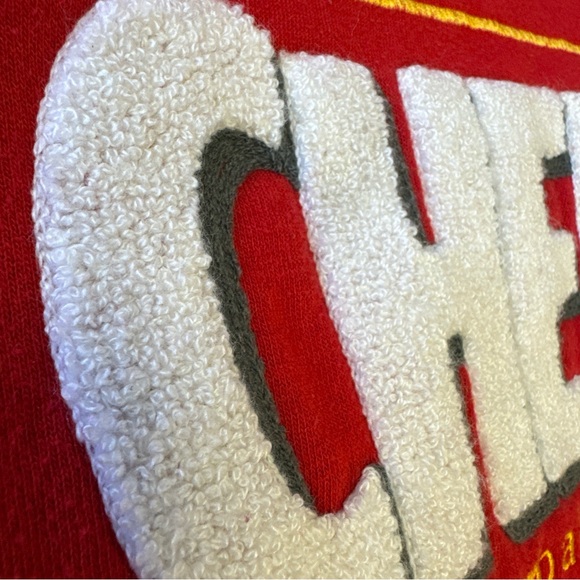 Kelloggs Cheez It Pullover  Sweatshirt Mens Size L Red Embroidered Official Logo - Picture 5 of 13